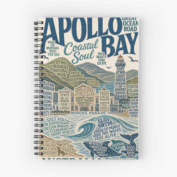Item preview, Apollo Bay Great Ocean Road Coastal Victoria and Otway Ranges  designed and sold by Aryabek.