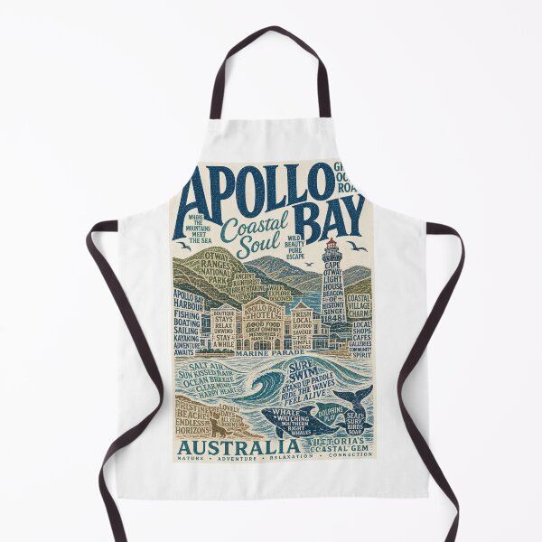 Item preview, Apollo Bay Great Ocean Road Coastal Victoria and Otway Ranges designed and sold by Aryabek.