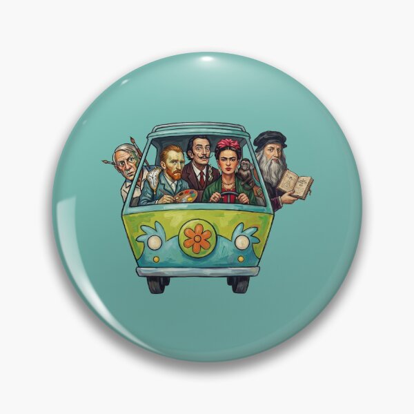 Item preview, Famous Artists Driving van gogh salvador dali frida kahlo  designed and sold by TeeARTHY.