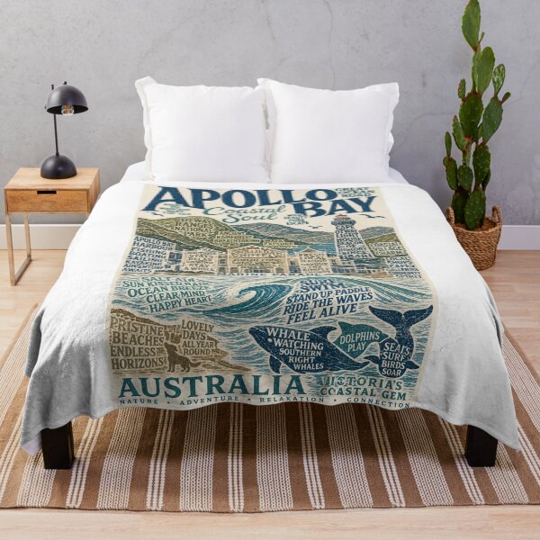 Item preview, Apollo Bay Great Ocean Road Coastal Victoria and Otway Ranges  designed and sold by Aryabek.