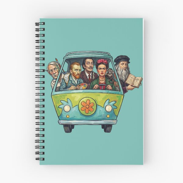 Item preview, Famous Artists Driving van gogh salvador dali frida kahlo  designed and sold by TeeARTHY.