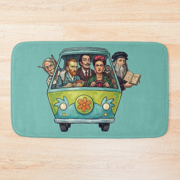 Item preview, Famous Artists Driving van gogh salvador dali frida kahlo  designed and sold by TeeARTHY.