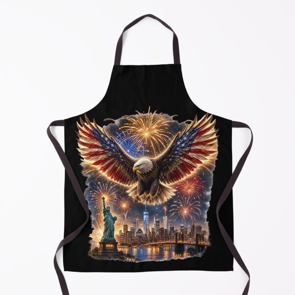 Item preview, Patriotic Eagle Over New York designed and sold by FREENATION2026.