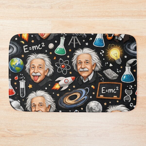 Item preview, Einstein Science Pattern Physics Genius Seamless Pattern designed and sold by Owcomm.