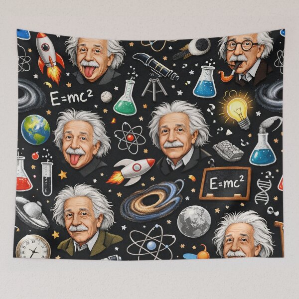 Item preview, Einstein Science Pattern Physics Genius Seamless Pattern designed and sold by Owcomm.