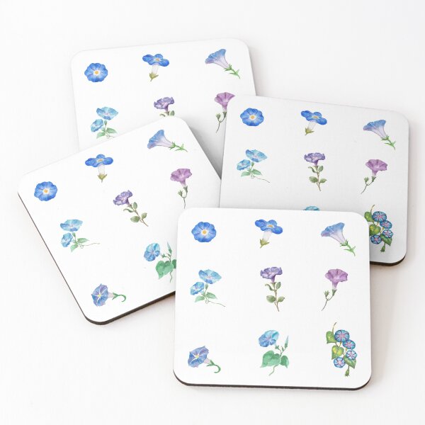 Item preview, Watercolor Morning Glory Flowers  designed and sold by silviaol.