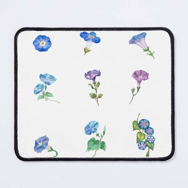 Item preview, Watercolor Morning Glory Flowers designed and sold by silviaol.