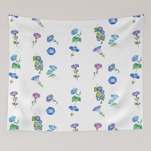 Item preview, Watercolor Morning Glory Flowers  designed and sold by silviaol.