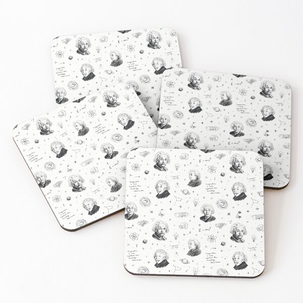 Item preview, Albert Einstein Pattern Physics Genius Portrait designed and sold by Owcomm.