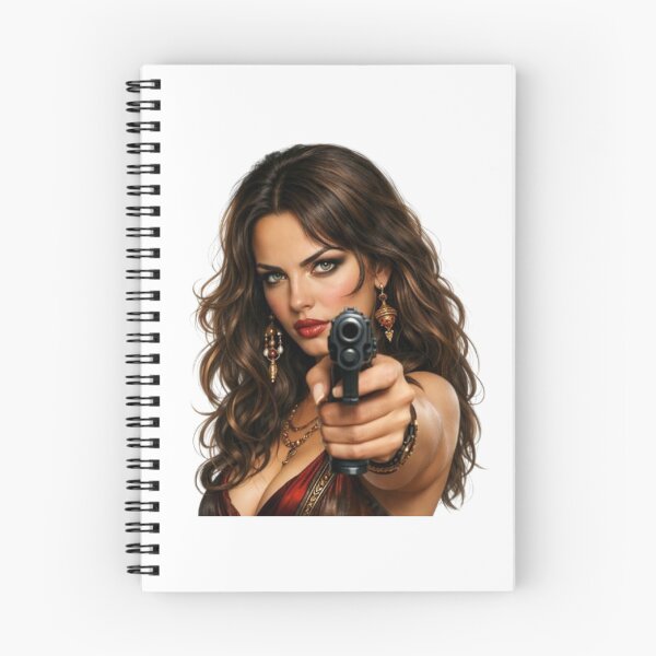 Item preview, “Fatal Beauty: an armed and dangerous woman” designed and sold by CHRIST5000.