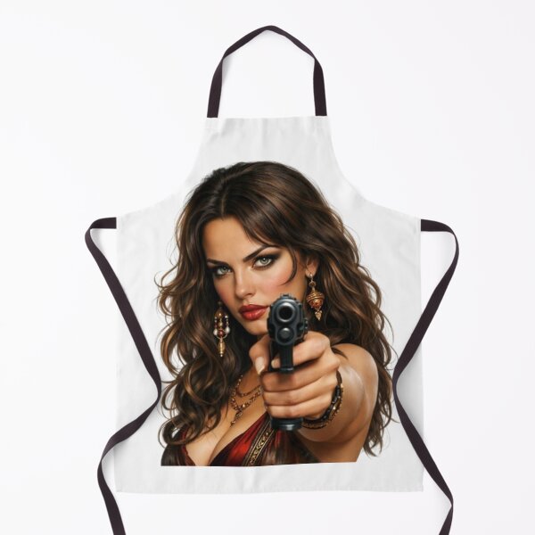 Item preview, “Fatal Beauty: an armed and dangerous woman” designed and sold by CHRIST5000.