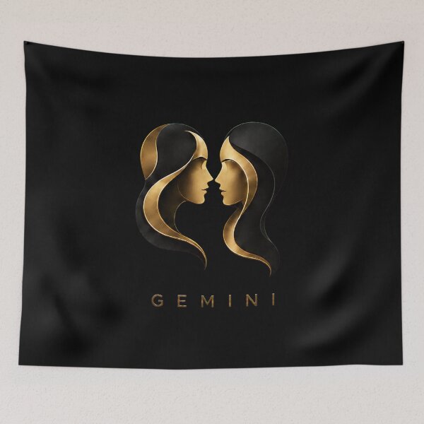 Item preview, GEMINI zodiac sign de luxe edition designed and sold by CMYKStudio.