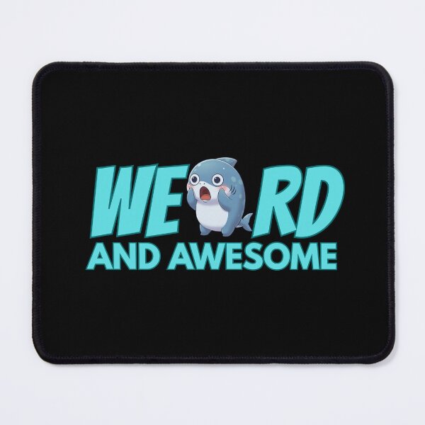 Item preview, Weird And Awesome Funny Shark Meme Cute Introvert Sticker designed and sold by Nature's Chibis.
