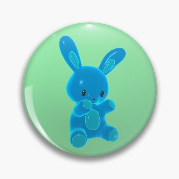 Item preview, Blue Raspberry Gummy Bunny Rabbit designed and sold by Rika Creature.