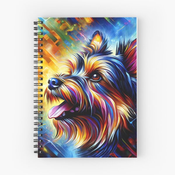 Item preview, Australian Terrier Acrylic Art: Blue and Tan Aussie Terrier designed and sold by Puppy Puzzles Plus.