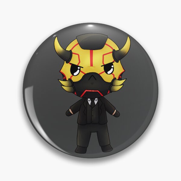 Item preview, Enigma - Chibi Yellow Mask designed and sold by Sunnycorn_.