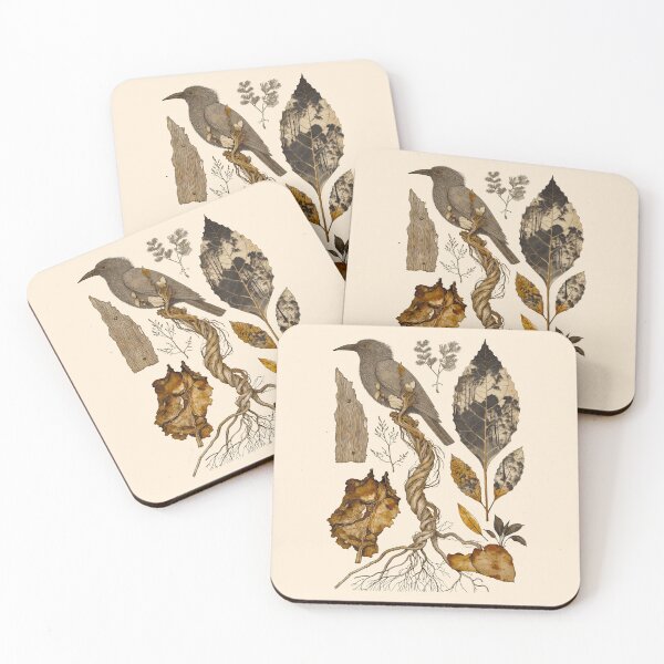 Item preview, Bird On Branch Roots Vintage Illustration designed and sold by TeeARTHY.