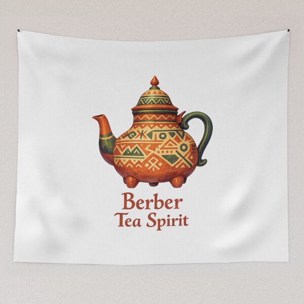Item preview, Berber Tea Spirit – International Tea Day designed and sold by LuveraxArt.