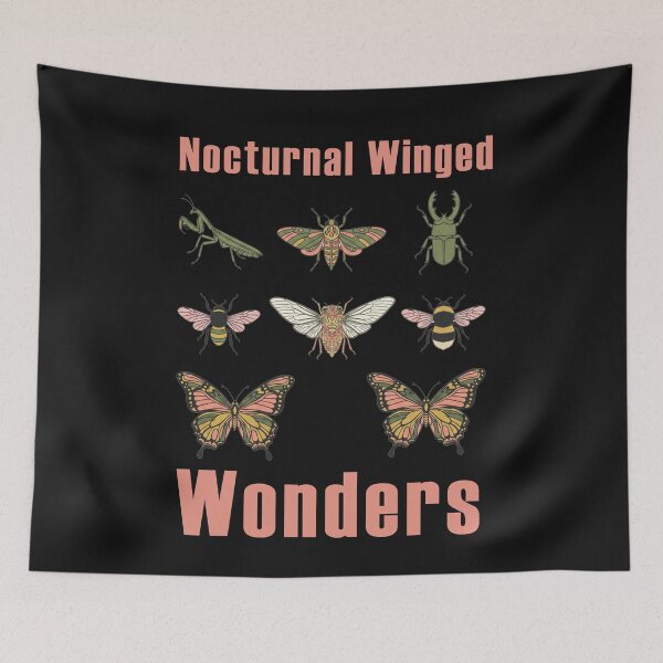 Item preview, Nucturnal wigned wonders-Vintage Insect designed and sold by InkRebelprint.