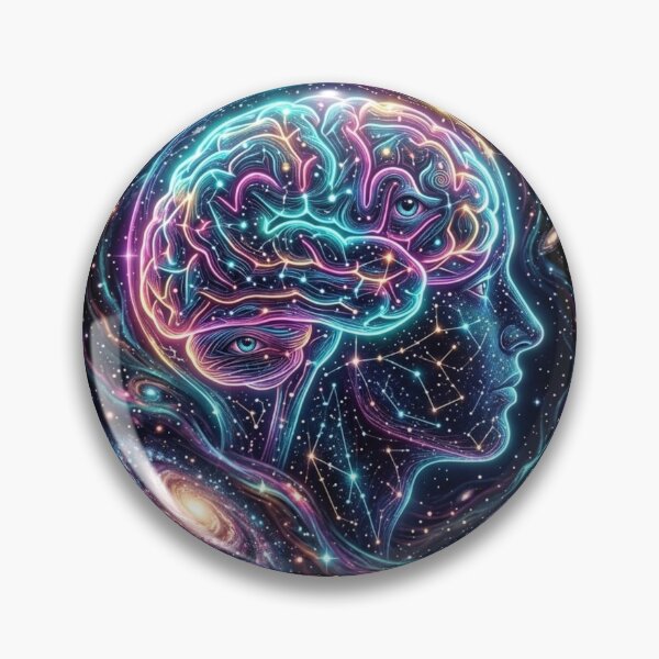 Item preview, Cosmic Neurodiversity Brain Galaxy Autism Art designed and sold by Alma en Cada Detalle.