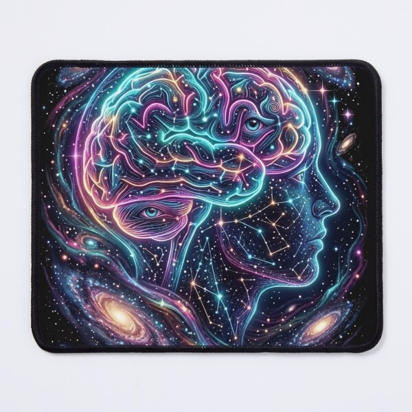 Item preview, Cosmic Neurodiversity Brain Galaxy Autism Art designed and sold by Alma en Cada Detalle.