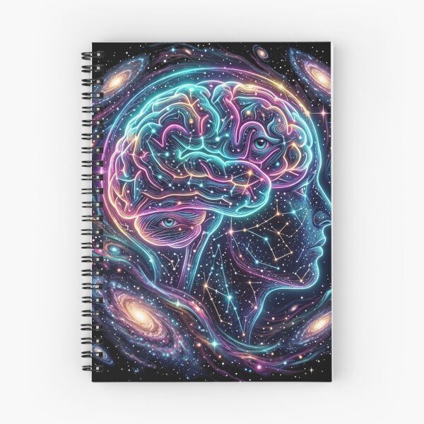 Item preview, Cosmic Neurodiversity Brain Galaxy Autism Art designed and sold by Alma en Cada Detalle.