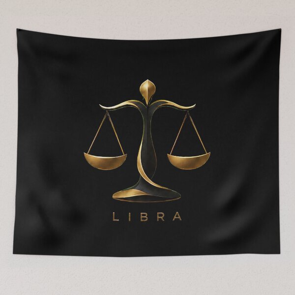 Item preview, LIBRA zodiac sign t-shirt de luxe edition designed and sold by CMYKStudio.