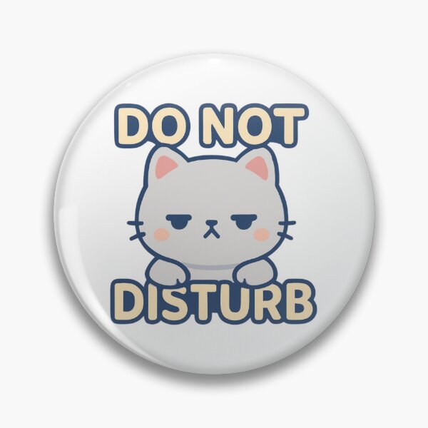 Item preview, Do Not Disturb | Cute Kawaii Cat designed and sold by Noxivora.