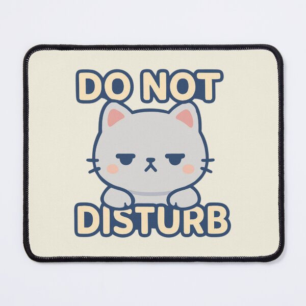 Item preview, Do Not Disturb | Cute Kawaii Cat designed and sold by Noxivora.