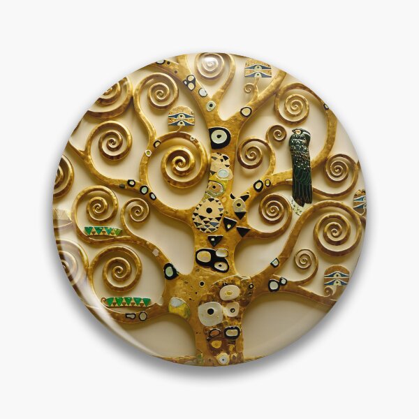 Item preview, Gustav Klimt Tree of Life designed and sold by Vicky Brago-Mitchell®.