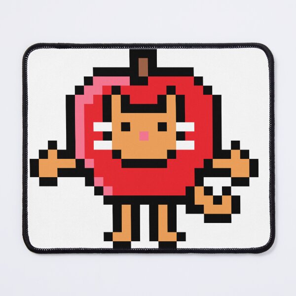 Item preview, Apple Cat (pixels) designed and sold by chipkazoo.