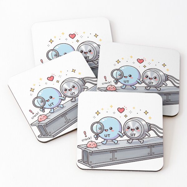 Item preview, Cute Kawaii Ultrasonic UT Probe NDT Art designed and sold by DuckOddity.