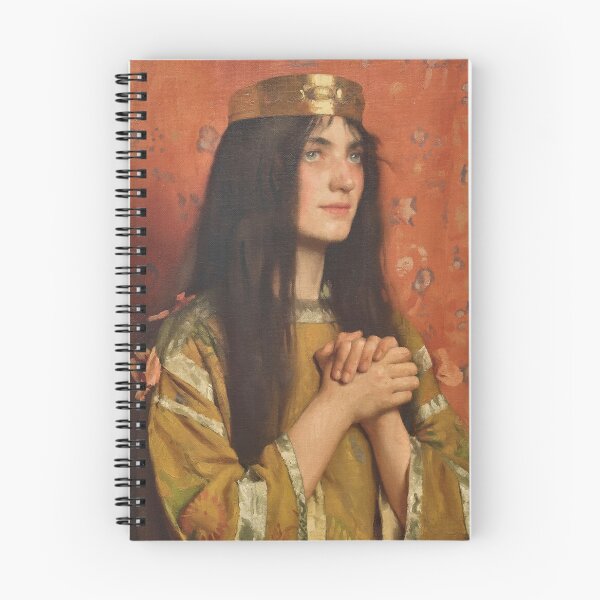 Item preview, La Reine Clotilde - Thomas Cooper Gotch designed and sold by forgottenbeauty.
