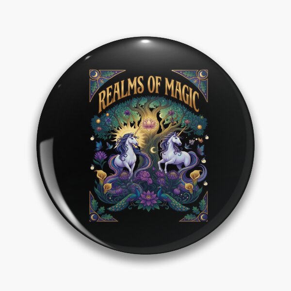 Item preview, Two Unicorns In Realms Of Magic designed and sold by TeeARTHY.