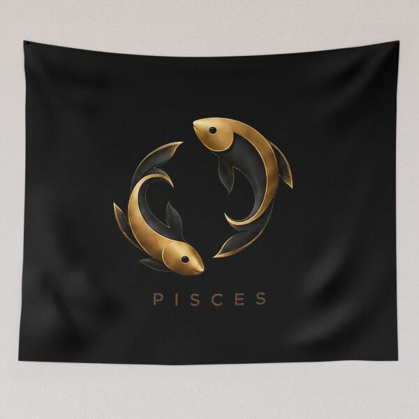 Item preview, PISCES zodiac sign t-shirt de luxe edition designed and sold by CMYKStudio.