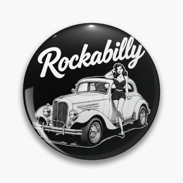 Item preview, Rockabilly Pin-Up & Hot Rod Classic Car Design designed and sold by Pineapple-Tree.