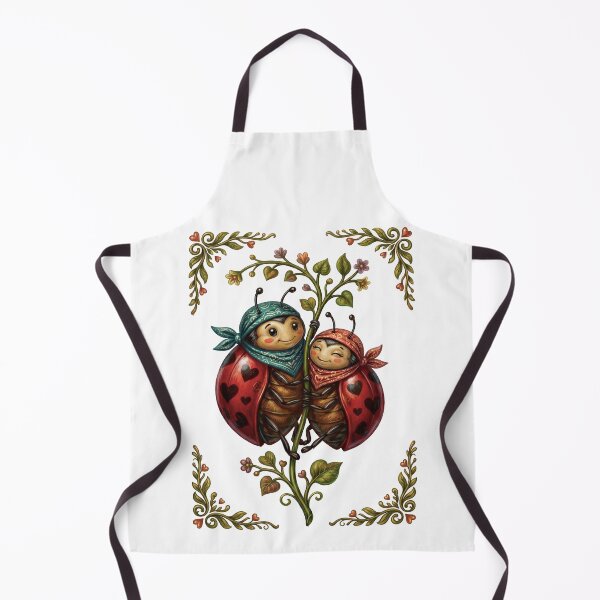 Item preview, Ladybug Couple Hugging On Flower Branch designed and sold by TeeARTHY.