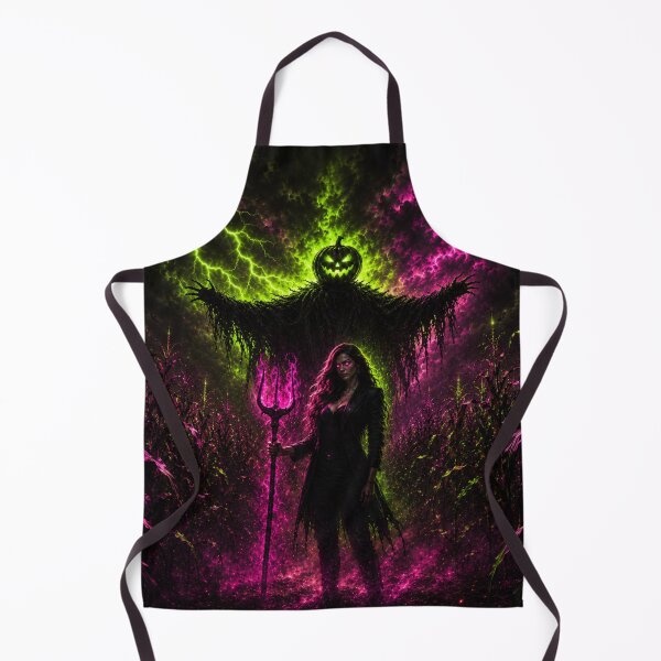 Item preview, Headless Horseman Neon Harvest – Gothic Halloween Fantasy Art designed and sold by TheHorsemanRidesAgain.