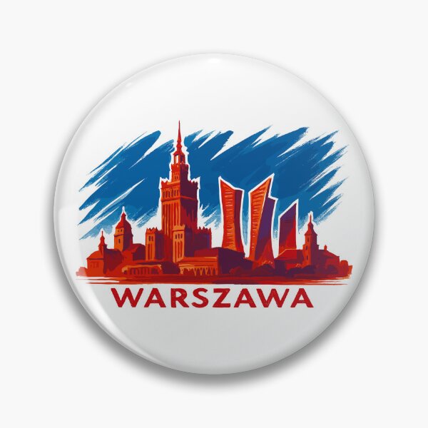 Item preview, Warsaw Skyline Art – Warszawa Silhouette designed and sold by Pineapple-Tree.