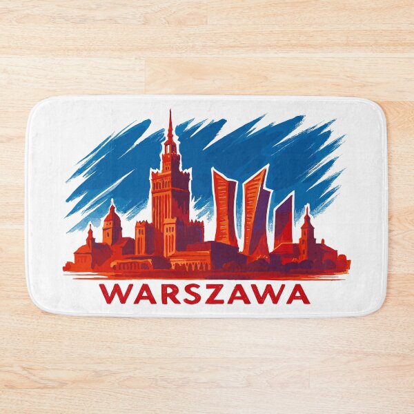 Item preview, Warsaw Skyline Art – Warszawa Silhouette designed and sold by Pineapple-Tree.
