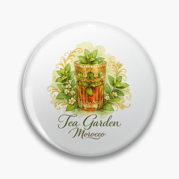 Item preview, Tea Garden Morocco – International Tea Day designed and sold by LuveraxArt.