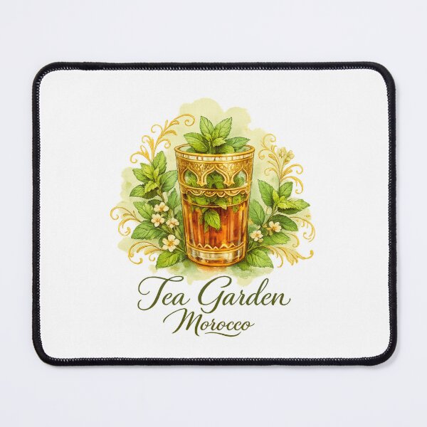 Item preview, Tea Garden Morocco – International Tea Day designed and sold by LuveraxArt.