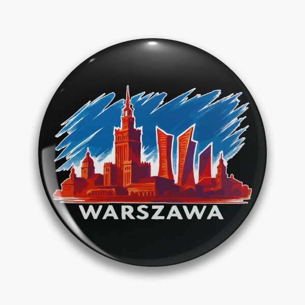 Item preview, Warsaw Skyline Art – Warszawa Silhouette designed and sold by Pineapple-Tree.
