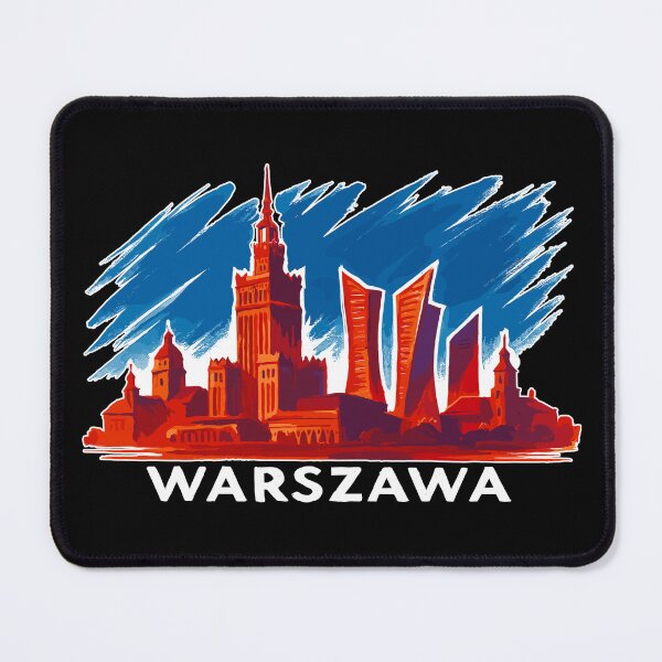 Item preview, Warsaw Skyline Art – Warszawa Silhouette designed and sold by Pineapple-Tree.