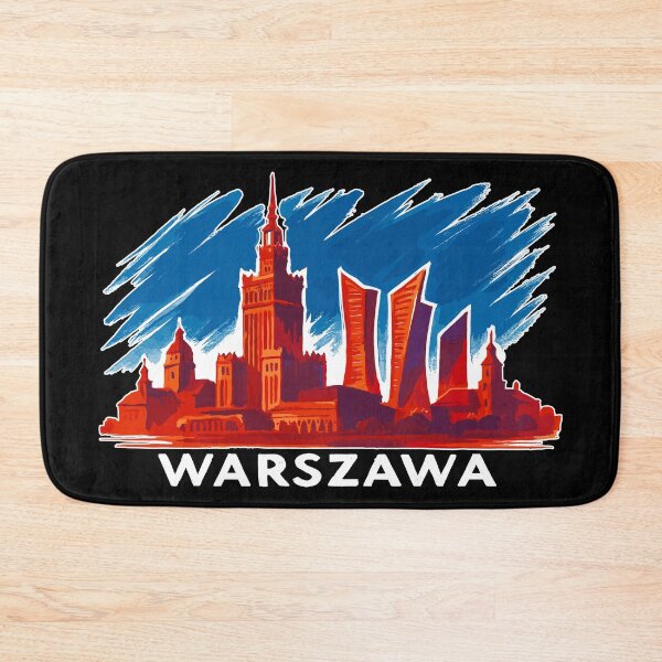 Item preview, Warsaw Skyline Art – Warszawa Silhouette designed and sold by Pineapple-Tree.