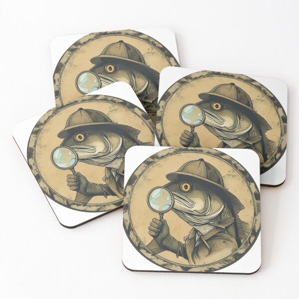 Item preview, Funny Fishing Shirt Bass Detective Dad Gift designed and sold by FoxglovePress.