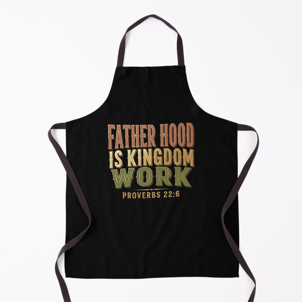 Item preview, Fatherhood Is Kingdom Work - Vintage Proverbs 22:6 Christian Dad designed and sold by Grace-Cop.