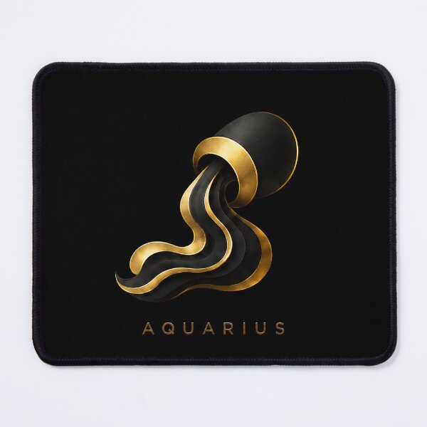 Item preview, AQUARIUS zodiac sign t-shirt de luxe edition designed and sold by CMYKStudio.