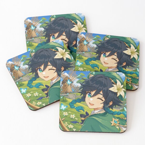 Item preview, Arte pixelado de Venti Genshin Impact designed and sold by lilypadblue.