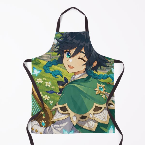 Item preview, venti genshin impact pixel art designed and sold by lilypadblue.